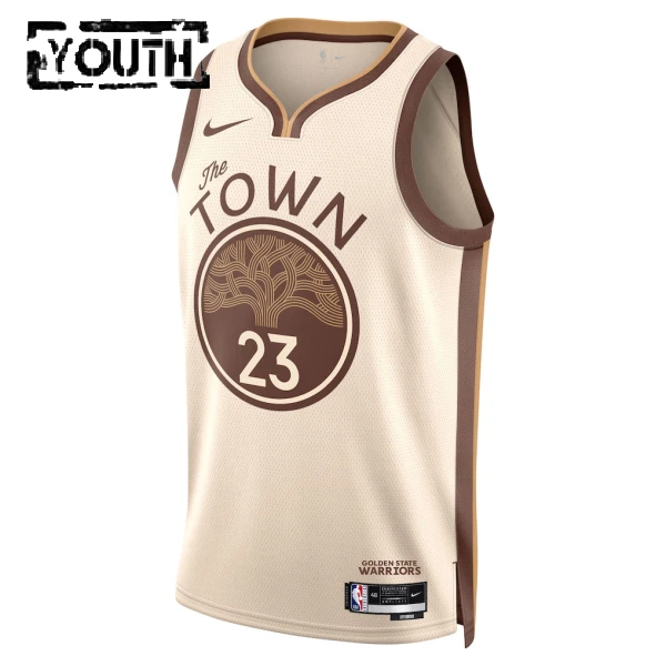Maillot Enfant Golden State Warriors Draymond Green City Edition 2025-26 Blanc Swingman