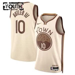 Maillot Enfant Golden State Warriors Jimmy Butler III City Edition 2025-26 Blanc Swingman