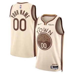 Maillot Homme Golden State Warriors Personnalisé City Edition 2025-26 Blanc Swingman