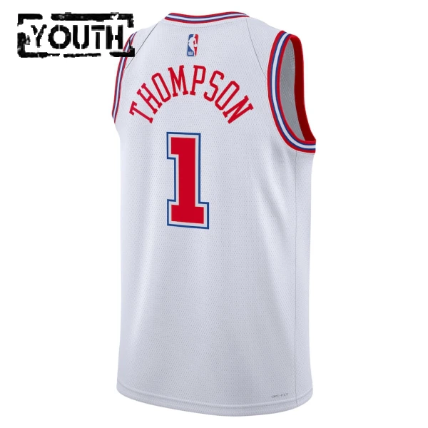 Maillot Enfant Houston Rockets Amen Thompson City Edition 2025-26 Blanc Swingman