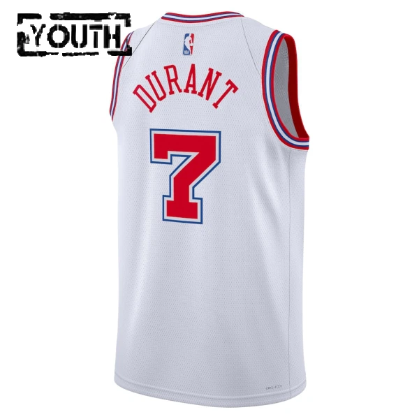 Maillot Enfant Houston Rockets Kevin Durant City Edition 2025-26 Blanc Swingman