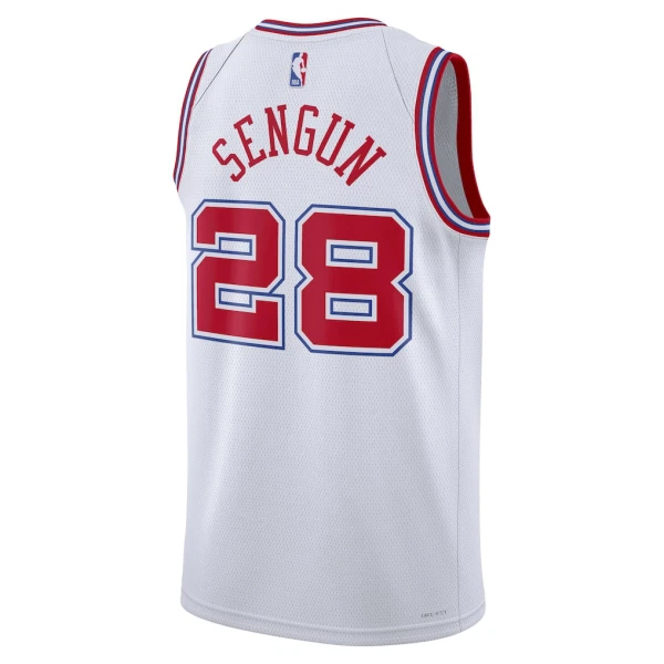 Maillot Homme Houston Rockets Alperen Sengun City Edition 2025-26 Blanc Swingman
