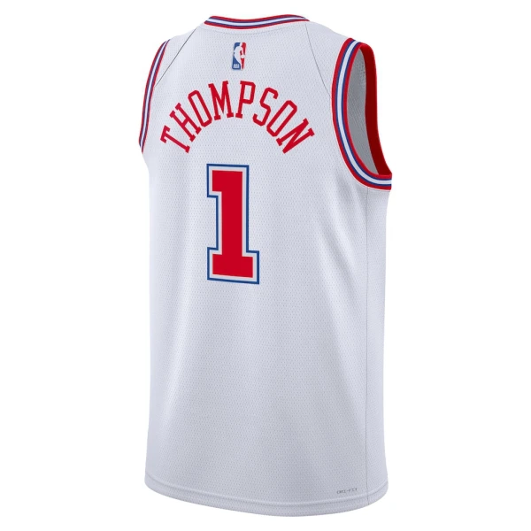 Maillot Homme Houston Rockets Amen Thompson City Edition 2025-26 Blanc Swingman