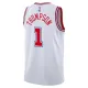 Maillot Homme Houston Rockets Amen Thompson City Edition 2025-26 Blanc Swingman