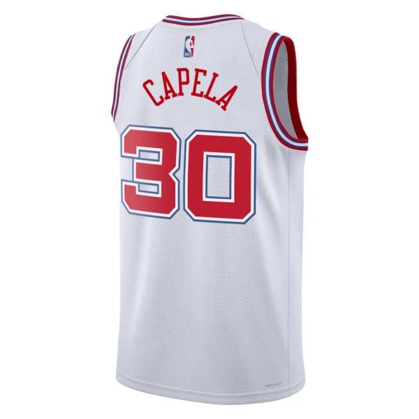 Maillot Homme Houston Rockets Clint Capela City Edition 2025-26 Blanc Swingman