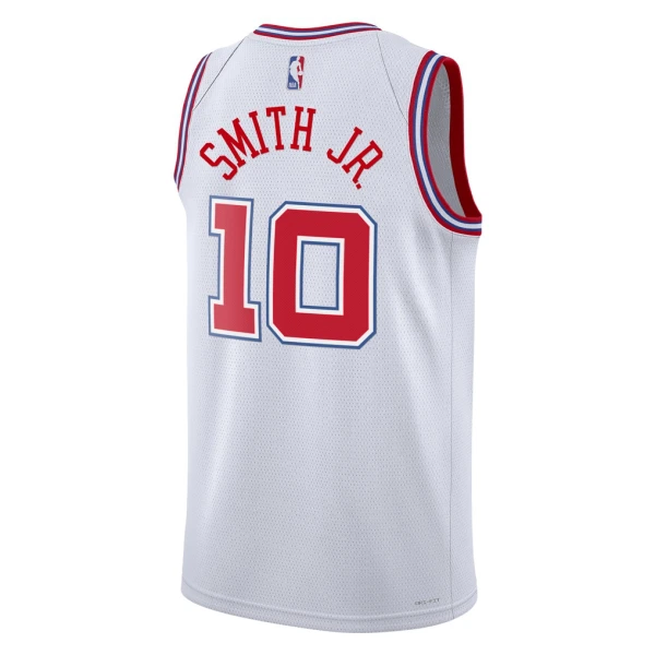 Maillot Homme Houston Rockets Jabari Smith Jr City Edition 2025-26 Blanc Swingman