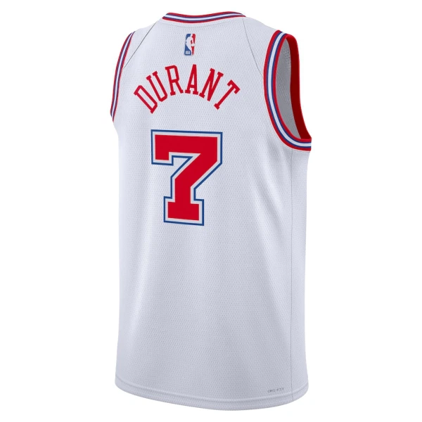 Maillot Homme Houston Rockets Kevin Durant City Edition 2025-26 Blanc Swingman