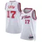 Maillot Homme Houston Rockets Tari Eason City Edition 2025-26 Blanc Swingman