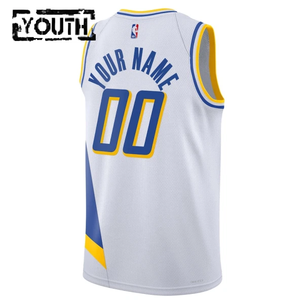 Maillot Enfant Indiana Pacers Personnalisé City Edition 2025-26 Blanc Swingman