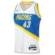 Maillot Homme Indiana Pacers Pascal Siakam City Edition 2025-26 Blanc Swingman