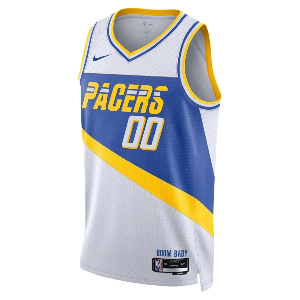 Maillot Homme Indiana Pacers Personnalisé City Edition 2025-26 Blanc Swingman