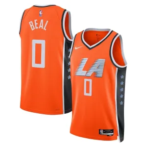 Maillot Homme LA Clippers Bradley Beal City Edition 2025-26 Orange Swingman