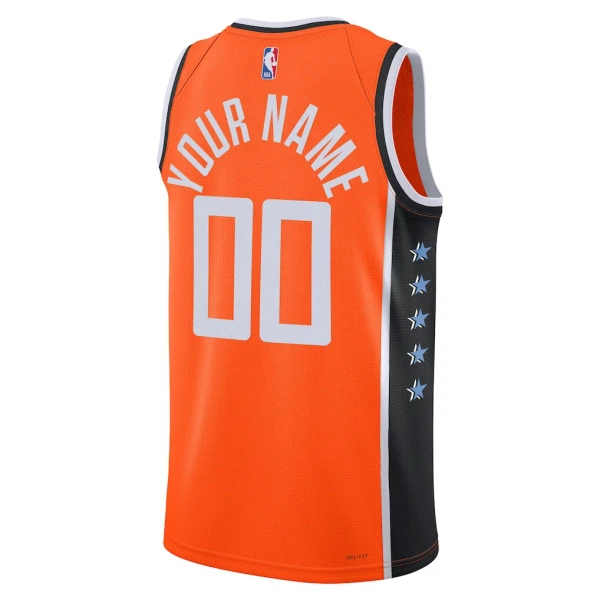 Maillot Homme LA Clippers Personnalisé City Edition 2025-26 Orange Swingman