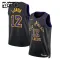 Maillot Enfant Los Angeles Lakers Jake Laravia City Edition 2025-26 Noir Swingman