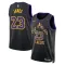 Maillot Homme Los Angeles Lakers Lebron James City Edition 2025-26 Noir Swingman