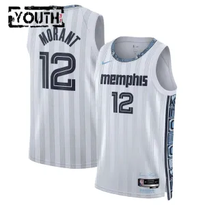 Maillot Enfant Memphis Grizzlies Ja Morant City Edition 2025-26 Gris Swingman
