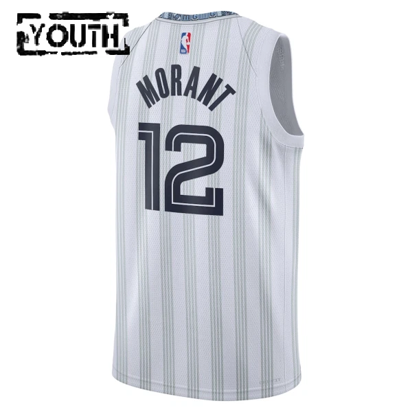 Maillot Enfant Memphis Grizzlies Ja Morant City Edition 2025-26 Gris Swingman
