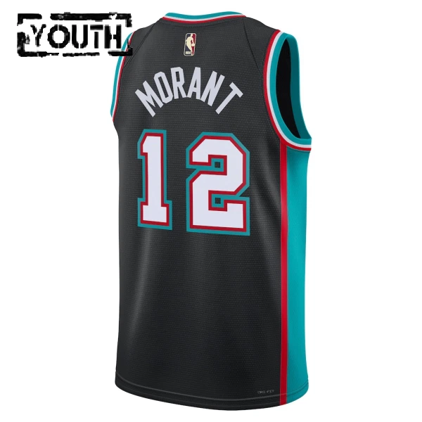 Maillot Enfant Memphis Grizzlies Ja Morant Classic Edition 2025-26 Noir Swingman