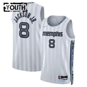 Maillot Enfant Memphis Grizzlies Jaren Jackson JR City Edition 2025-26 Gris Swingman