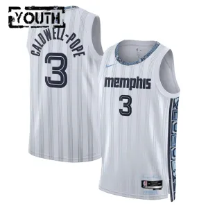 Maillot Enfant Memphis Grizzlies Kentavious Caldwell Pope City Edition 2025-26 Gris Swingman