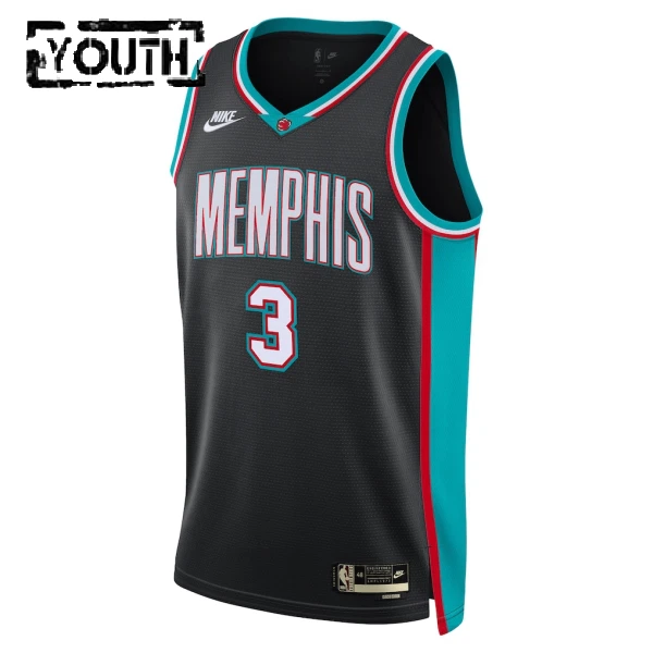 Maillot Enfant Memphis Grizzlies Kentavious Caldwell Pope Classic Edition 2025-26 Noir Swingman