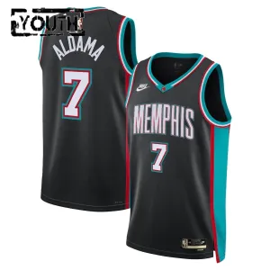 Maillot Enfant Memphis Grizzlies Santi Aldama Classic Edition 2025-26 Noir Swingman
