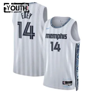 Maillot Enfant Memphis Grizzlies Zach Edey City Edition 2025-26 Gris Swingman