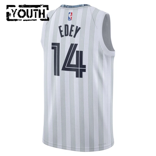 Maillot Enfant Memphis Grizzlies Zach Edey City Edition 2025-26 Gris Swingman