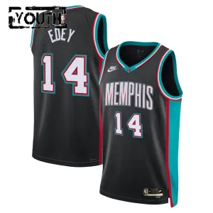 Maillot Enfant Memphis Grizzlies Zach Edey Classic Edition 2025-26 Noir Swingman