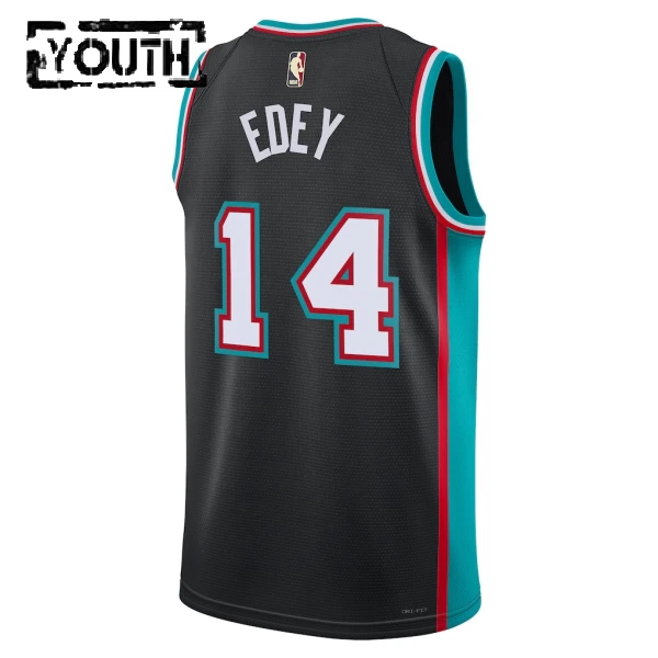 Maillot Enfant Memphis Grizzlies Zach Edey Classic Edition 2025-26 Noir Swingman