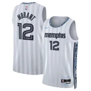 Maillot Homme Memphis Grizzlies Ja Morant City Edition 2025-26 Gris Swingman