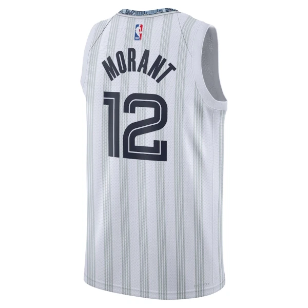 Maillot Homme Memphis Grizzlies Ja Morant City Edition 2025-26 Gris Swingman