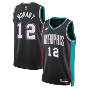 Maillot Homme Memphis Grizzlies Ja Morant Classic Edition 2025-26 Noir Swingman