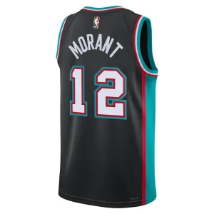 Maillot Homme Memphis Grizzlies Ja Morant Classic Edition 2025-26 Noir Swingman