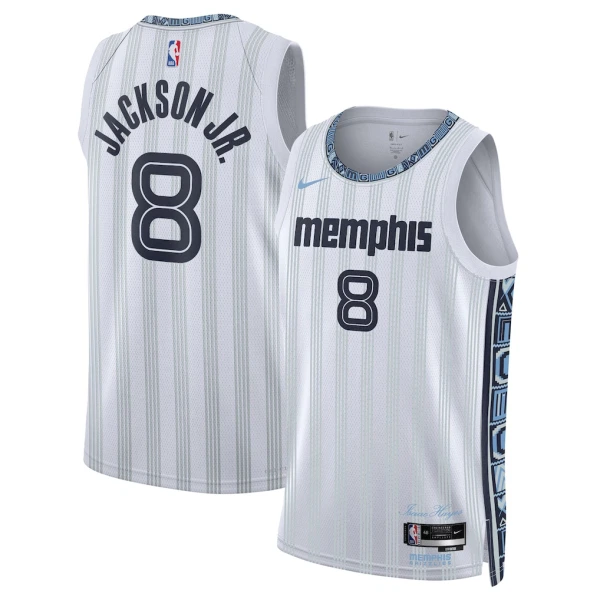 Maillot Homme Memphis Grizzlies Jaren Jackson JR City Edition 2025-26 Gris Swingman