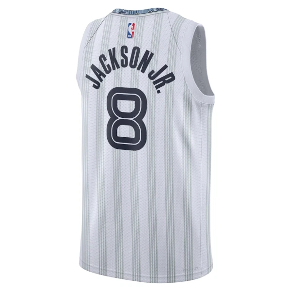 Maillot Homme Memphis Grizzlies Jaren Jackson JR City Edition 2025-26 Gris Swingman