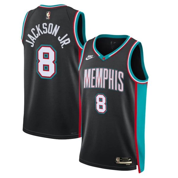 Maillot Homme Memphis Grizzlies Jaren Jackson JR Classic Edition 2025-26 Noir Swingman