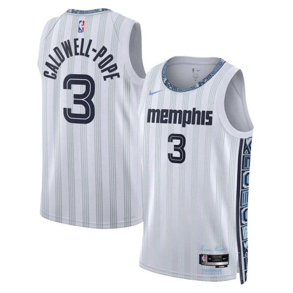 Maillot Homme Memphis Grizzlies Kentavious Caldwell Pope City Edition 2025-26 Gris Swingman