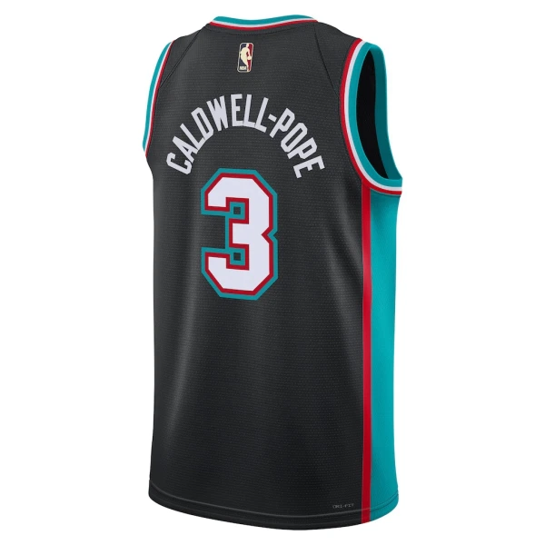 Maillot Homme Memphis Grizzlies Kentavious Caldwell Pope Classic Edition 2025-26 Noir Swingman