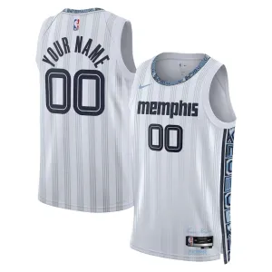 Maillot Homme Memphis Grizzlies Personnalisé City Edition 2025-26 Gris Swingman