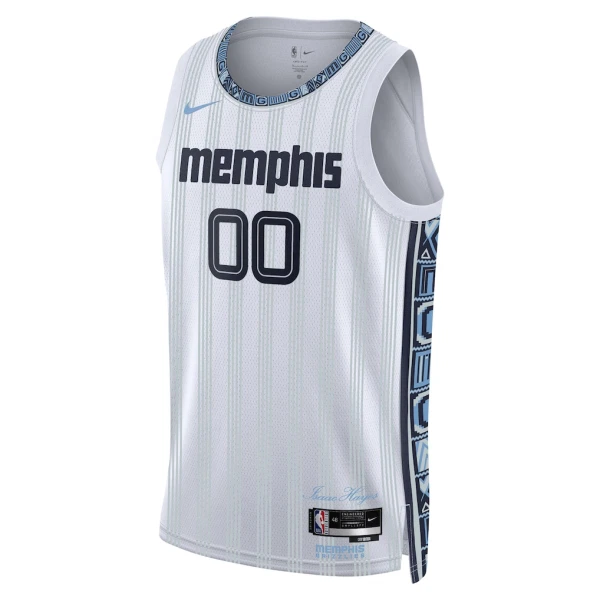 Maillot Homme Memphis Grizzlies Personnalisé City Edition 2025-26 Gris Swingman