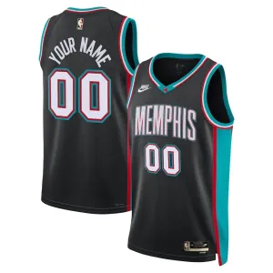 Maillot Homme Memphis Grizzlies Personnalisé Classic Edition 2025-26 Noir Swingman