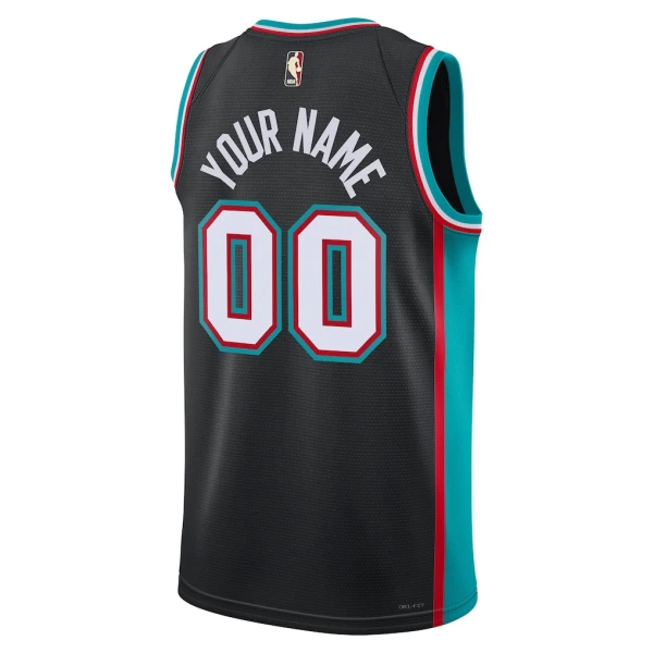 Maillot Homme Memphis Grizzlies Personnalisé Classic Edition 2025-26 Noir Swingman