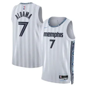 Maillot Homme Memphis Grizzlies Santi Aldama City Edition 2025-26 Gris Swingman
