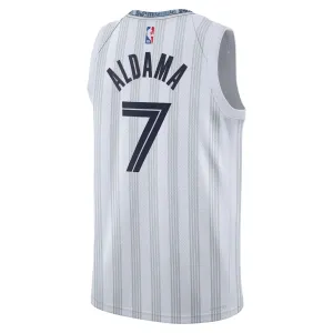 Maillot Homme Memphis Grizzlies Santi Aldama City Edition 2025-26 Gris Swingman