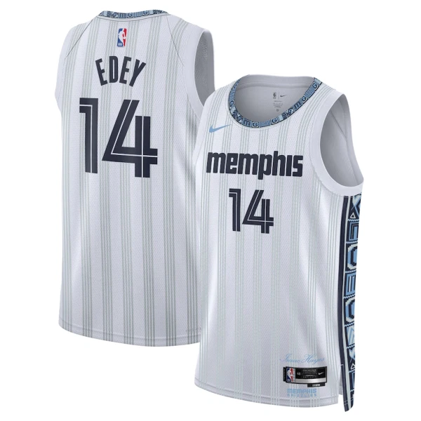 Maillot Homme Memphis Grizzlies Zach Edey City Edition 2025-26 Gris Swingman