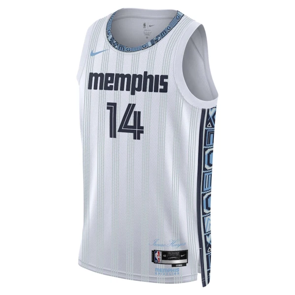 Maillot Homme Memphis Grizzlies Zach Edey City Edition 2025-26 Gris Swingman