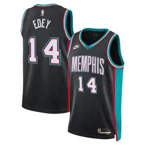 Maillot Homme Memphis Grizzlies Zach Edey Classic Edition 2025-26 Noir Swingman
