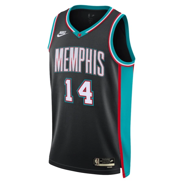 Maillot Homme Memphis Grizzlies Zach Edey Classic Edition 2025-26 Noir Swingman