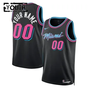 Maillot Enfant Miami Heat Personnalisé City Edition 2025-26 Noir Swingman